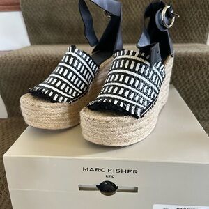 Marc Fisher wedge heel size 9 never worn!